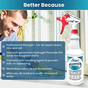 Atavyst Carpet Stain Spray and Pet Odor Eliminator for Strong Odor - Carpet Cleaner for Pets - Pet Odor Eliminator for Home - Carpet Stain Remover for Cats and Dog Pee - Urine Odor Eliminator